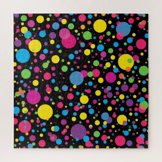 Polka Dot Design  Jigsaw Puzzle (Vertical)