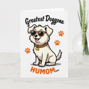 Polka Dot Dog Friend Card