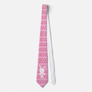 Polka Dot Easter Bunny Tie