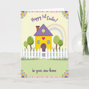 Polka Dot Easter Home Card