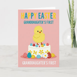 Polka Dot Egg Granddaughter Card