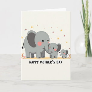 Polka Dot Family Love Card
