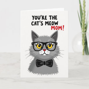 Polka Dot Feline Friend Card