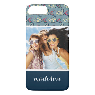 Polka Dot Fish Pattern | Your Photo & Name Case-Mate iPhone Case
