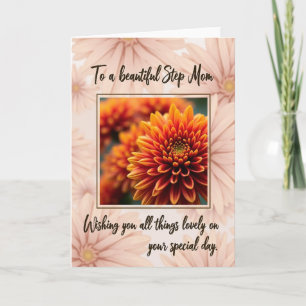 Polka Dot Floral Admiration Card