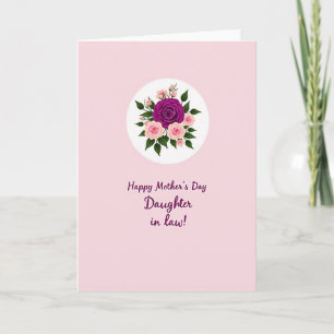 Polka Dot Floral Grandmas Card