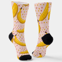 Polka Dot Fun and Quirky Banana Pattern
