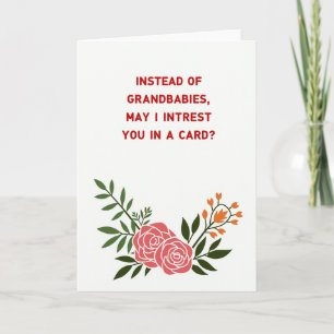 Polka Dot Grandbabies Funny Card