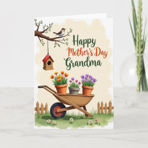 Polka Dot Grandmas Day Card