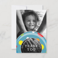 Polka Dot Inner Tube Summer Kids Thank You