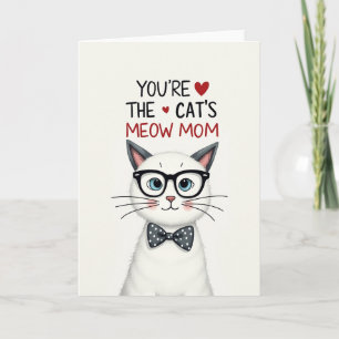 Polka Dot Kitty Friend Card