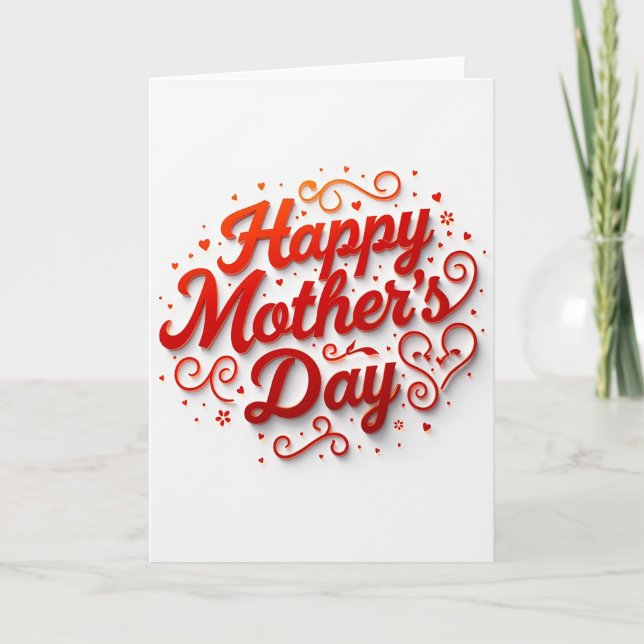 Polka Dot Message Card (Front)