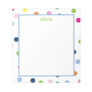 Polka Dot Notepad