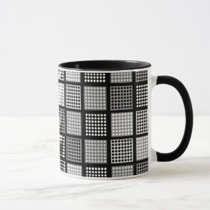 Polka Dot Patchwork Pattern Mug