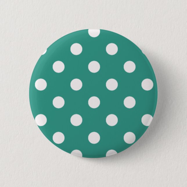 Polka dot pattern 6 cm round badge (Front)