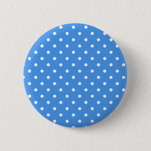 Polka dot pattern 6 cm round badge