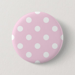 Polka dot pattern 6 cm round badge