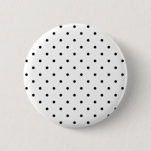 Polka dot pattern 6 cm round badge