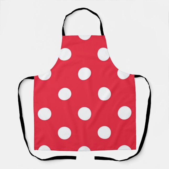 Polka dot pattern apron (Front)