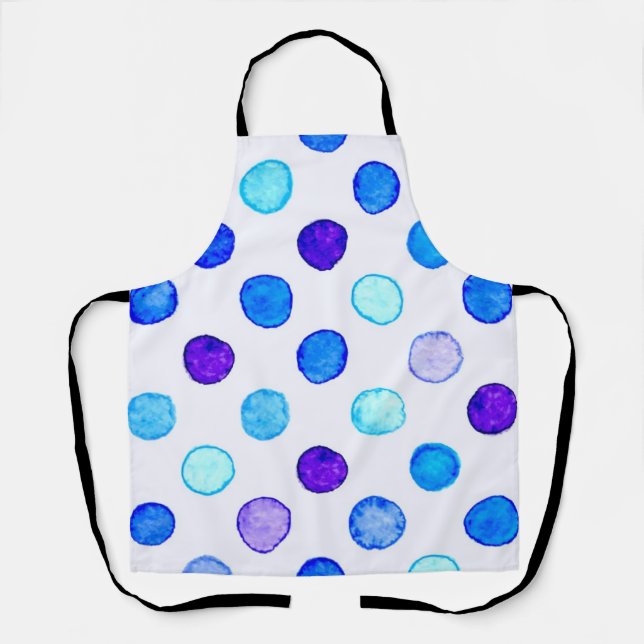 Polka dot pattern apron (Front)