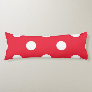 Polka dot pattern body cushion