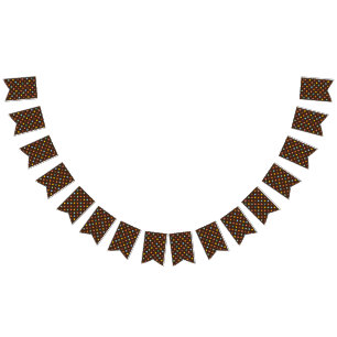 Polka dot pattern bunting 