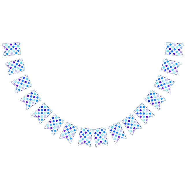 Polka dot pattern bunting  (All)