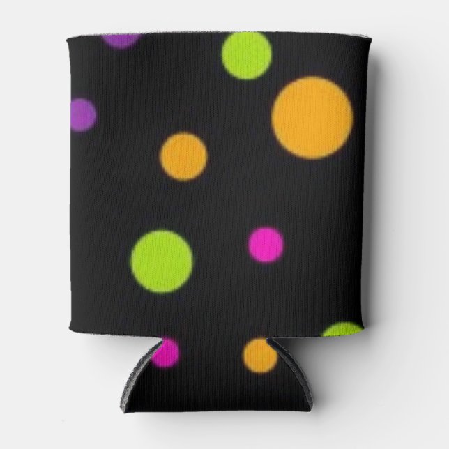 Polka dot pattern can cooler (Front)