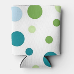 Polka dot pattern can cooler