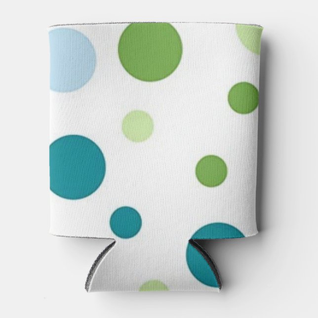 Polka dot pattern can cooler (Front)