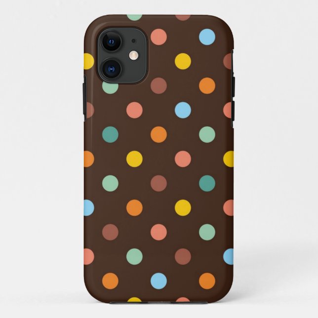 Polka dot pattern Case-Mate iPhone case (Back)