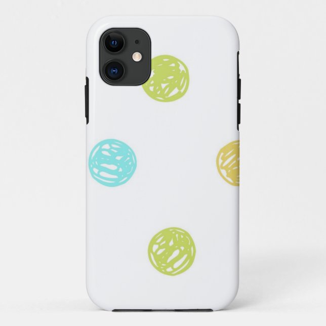 Polka dot pattern Case-Mate iPhone case (Back)