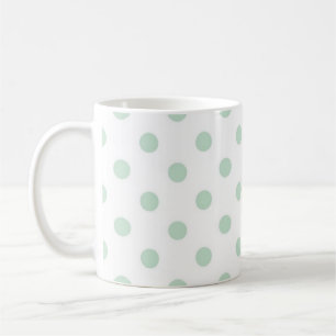 Polka dot pattern coffee mug