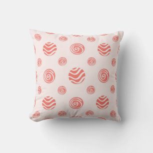 Polka dot pattern cushion