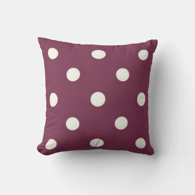 Polka dot pattern cushion (Front)