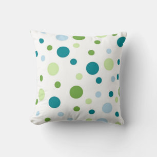 Polka dot pattern cushion
