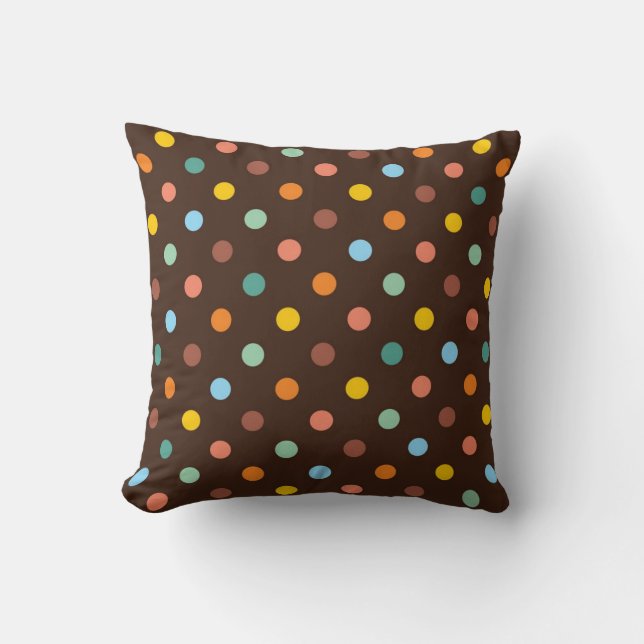 Polka dot pattern cushion (Front)