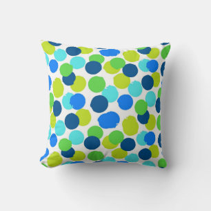 Polka dot pattern cushion