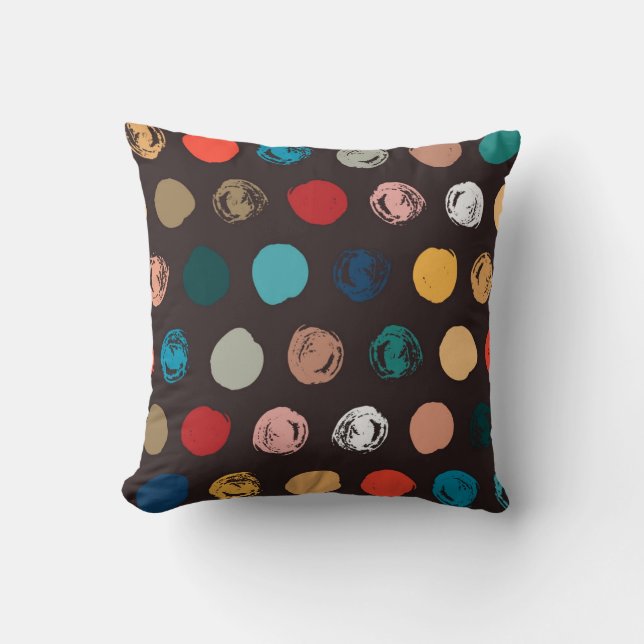 Polka dot pattern cushion (Front)