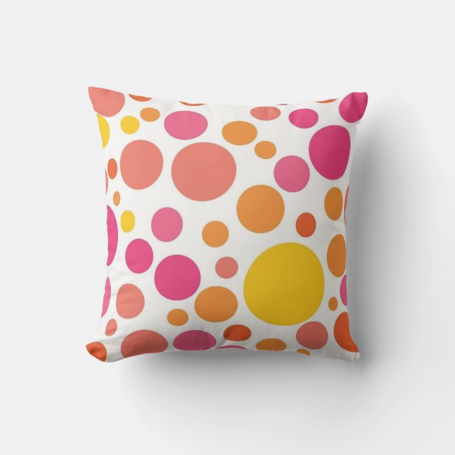 Polka dot pattern cushion (Front)