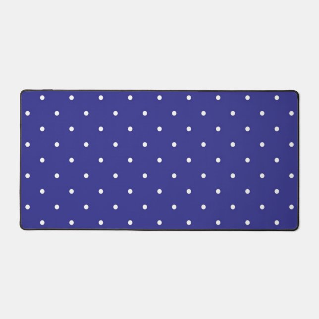 Polka dot pattern desk mat (Front)