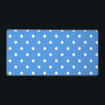 Polka dot pattern desk mat<br><div class="desc">For true lovers of polka dots</div>