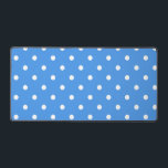 Polka dot pattern desk mat<br><div class="desc">For true lovers of polka dots</div>