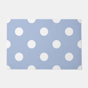 Polka dot pattern doormat