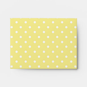 Polka dot pattern envelope