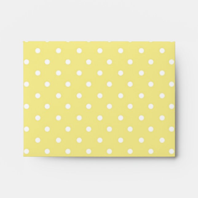 Polka dot pattern envelope (Front)