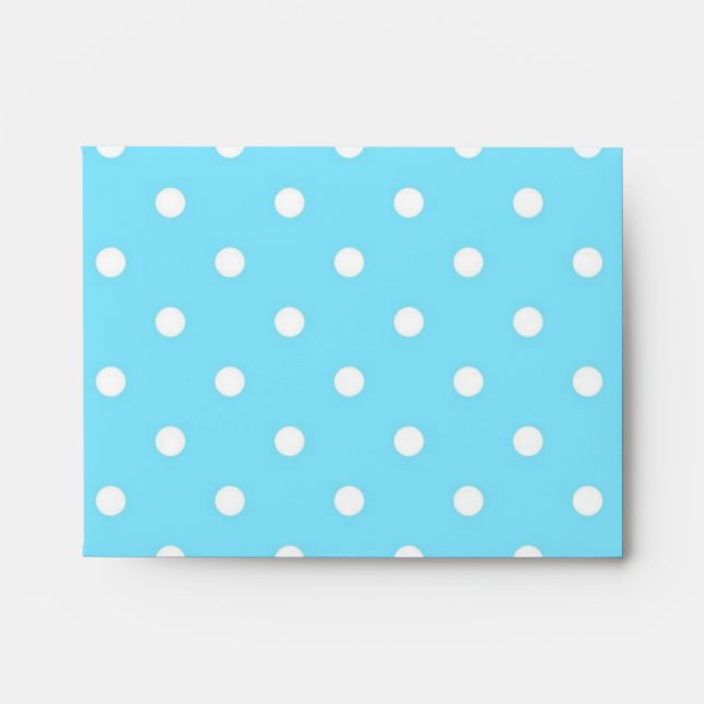 Polka dot pattern envelope (Front)
