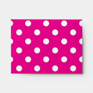 Polka dot pattern envelope