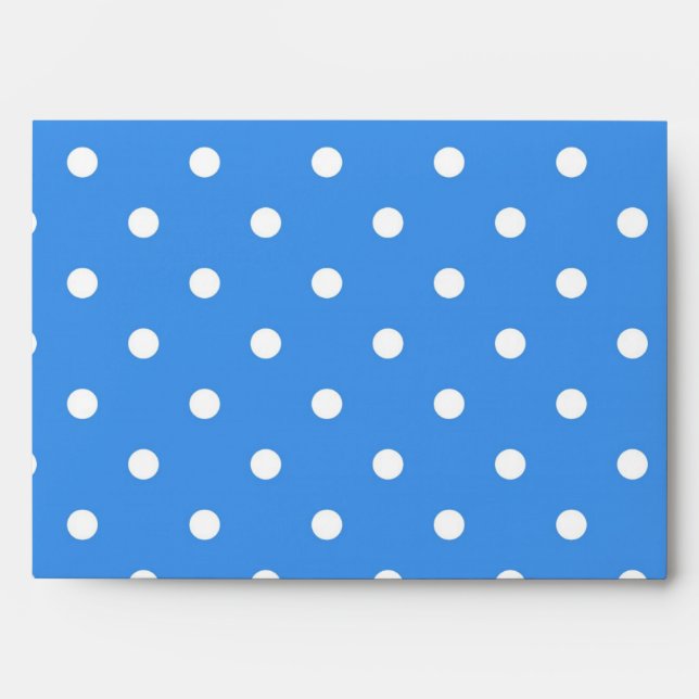 Polka dot pattern envelope (Front)