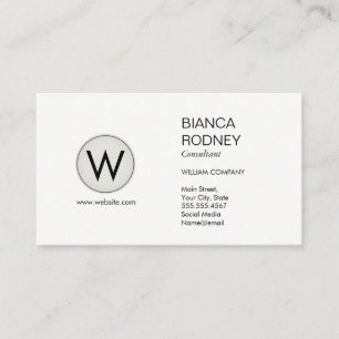 Polka Dot Pattern / Grungy Texture Business Card